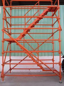 新型q235钢管路桥安全爬梯镦柱爬梯