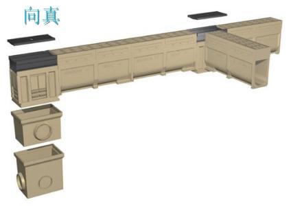 宁夏回族自治区树脂混凝土线性缝隙式成品排水沟树脂混凝土线性