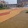 ​北京混凝土强度C30彩色胶粘石透水地坪材料聚氨酯胶水的作用及施工方法