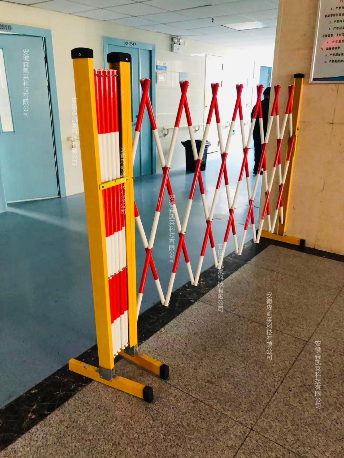 玻璃钢安全围栏管式伸缩围栏可移动防护栏电力可折叠绝缘安全围栏