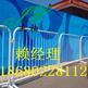 广州杰袖镀锌钢隔离栏 公路市政防护栏 铁马护栏厂家