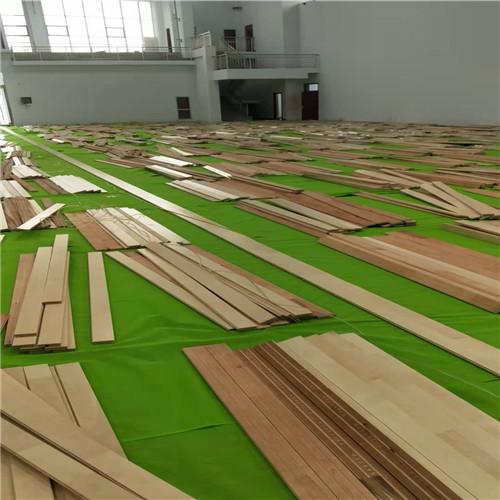 沧州体育木地板的施工方案 生产厂家悬浮安装