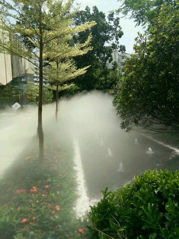 喷雾降温|园林景观人造雾|园林喷淋灌溉