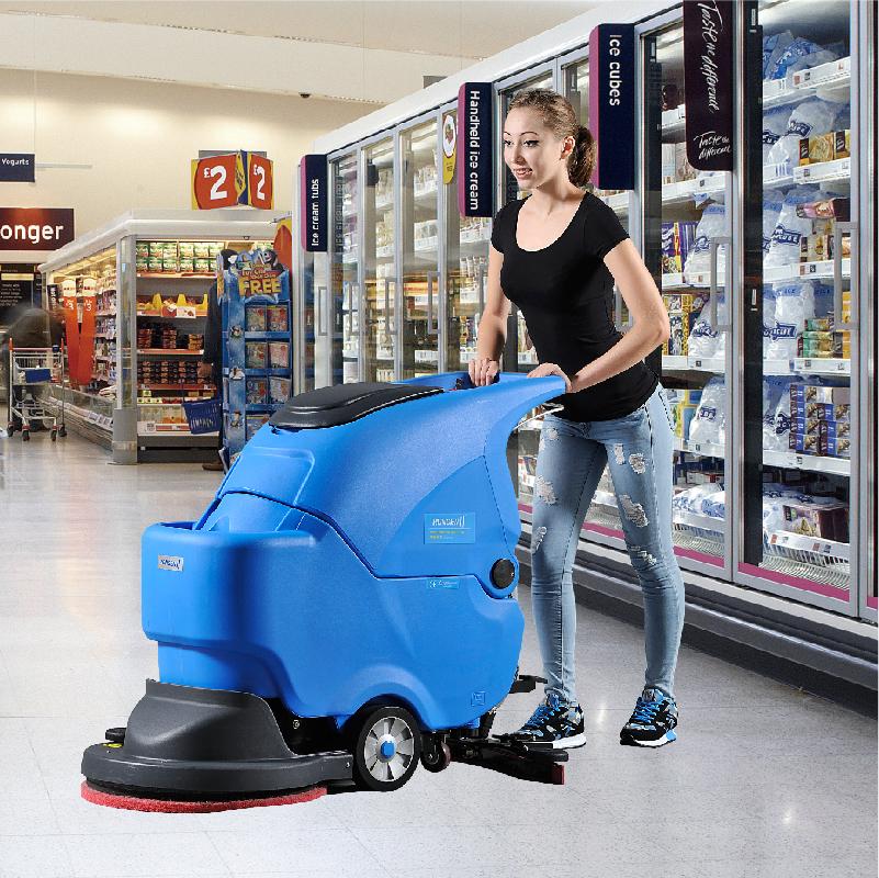 R56B洗地机全自动扫拖吸手推式工厂洗地机地面清洗机