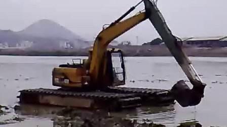 水路挖掘机出租清淤挖掘机出租（迪庆江南科技）
