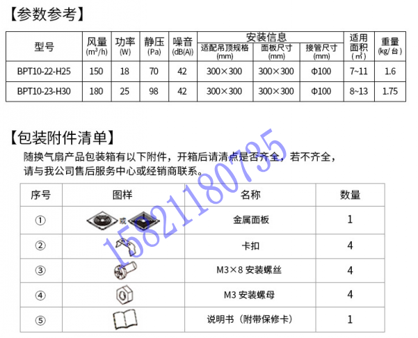 绿岛风集成吊顶换气扇BPT10-22-H25