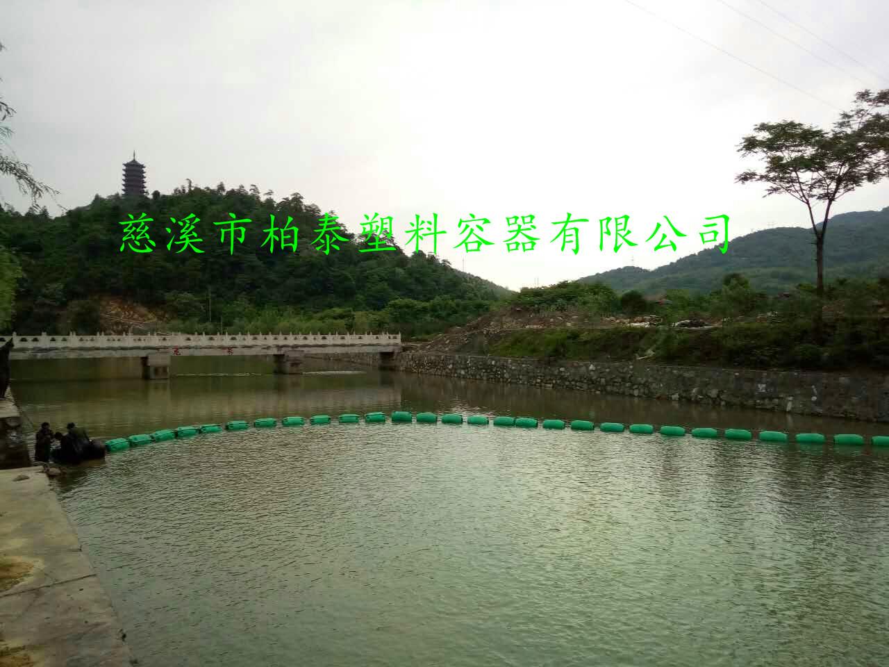 水库自浮式拦污浮筒 水电站大型挡垃圾浮体