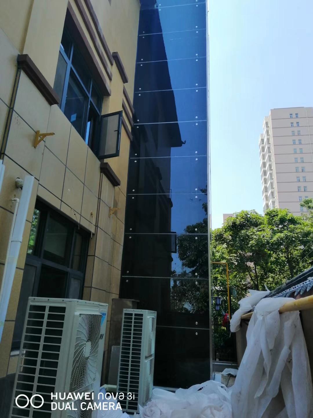 重庆 渐变玻璃膜 单向半透明 家用办公室 美观隔断贴膜