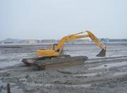新疆水陆两用挖掘机，水挖机，水陆挖掘机出售、出租18573609999