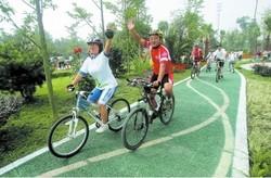自行车绿道，广州自行车绿道，自行车绿道地坪施工