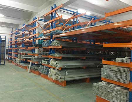 易达广州仓储货架厂单双面悬臂货架五金钢管管材货架