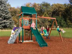 美国swing-N-slide木质儿童游乐设施3