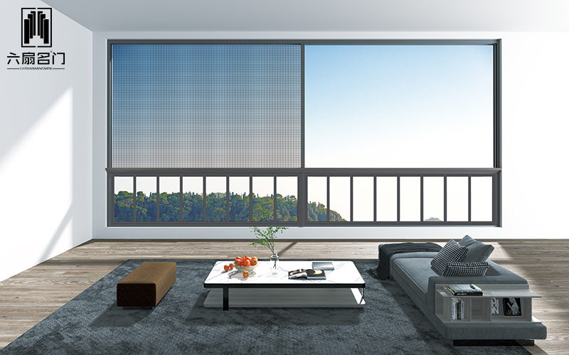 佛山六扇门2024多折叠全开窗铝合金阳台窗家装办公窗