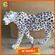 豹子动物雕塑 仿真景观主题 玻璃钢豹子雕塑厂家直销