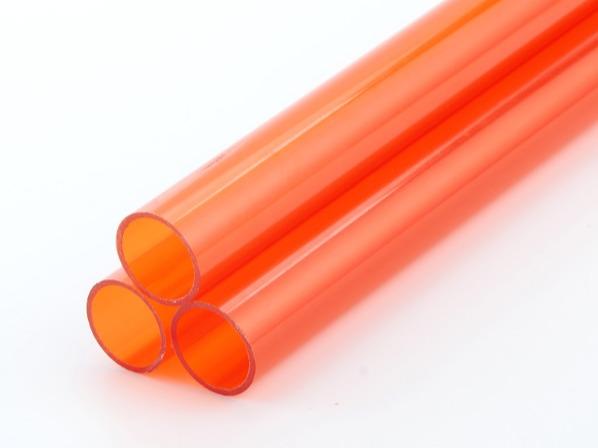 PVC透明红蓝线管批发厂家,电工套管,材通管业