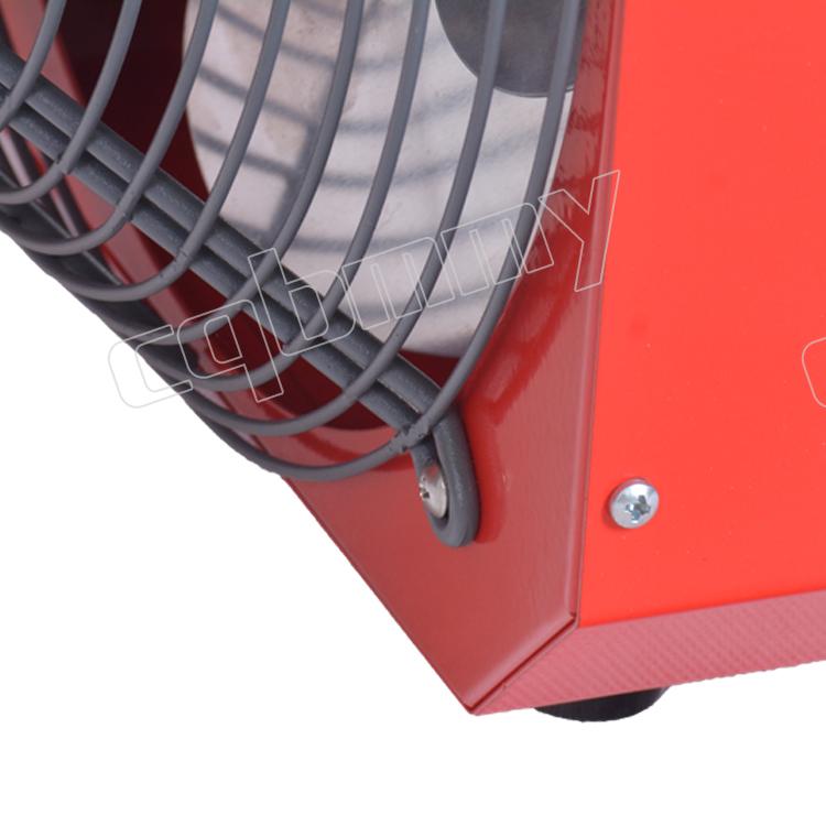 深圳油漆干燥电暖风机 防爆手提式15KW油漆烤干热风机