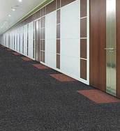 办公写字楼办公室-沥青/PVC方块地毯,