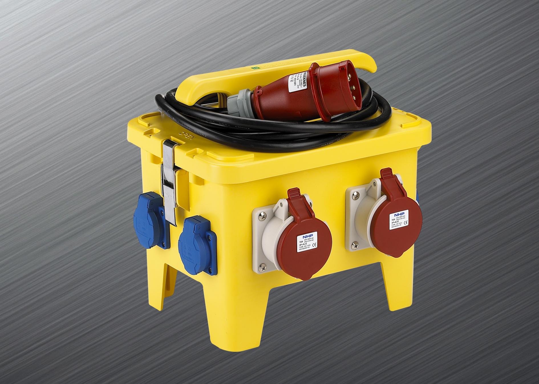 供应手提式插座配电箱 塑料组合箱 多功能检修移动电箱 源
