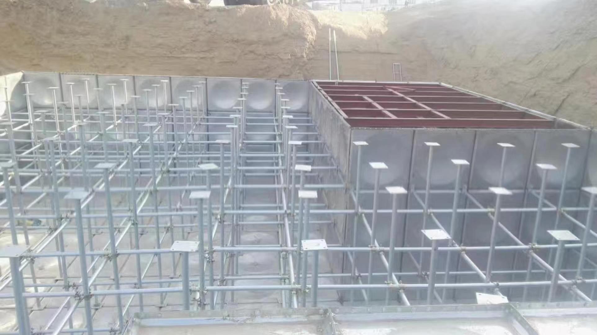 地埋式箱泵一体化水箱，镀锌水箱，BDF材质水箱