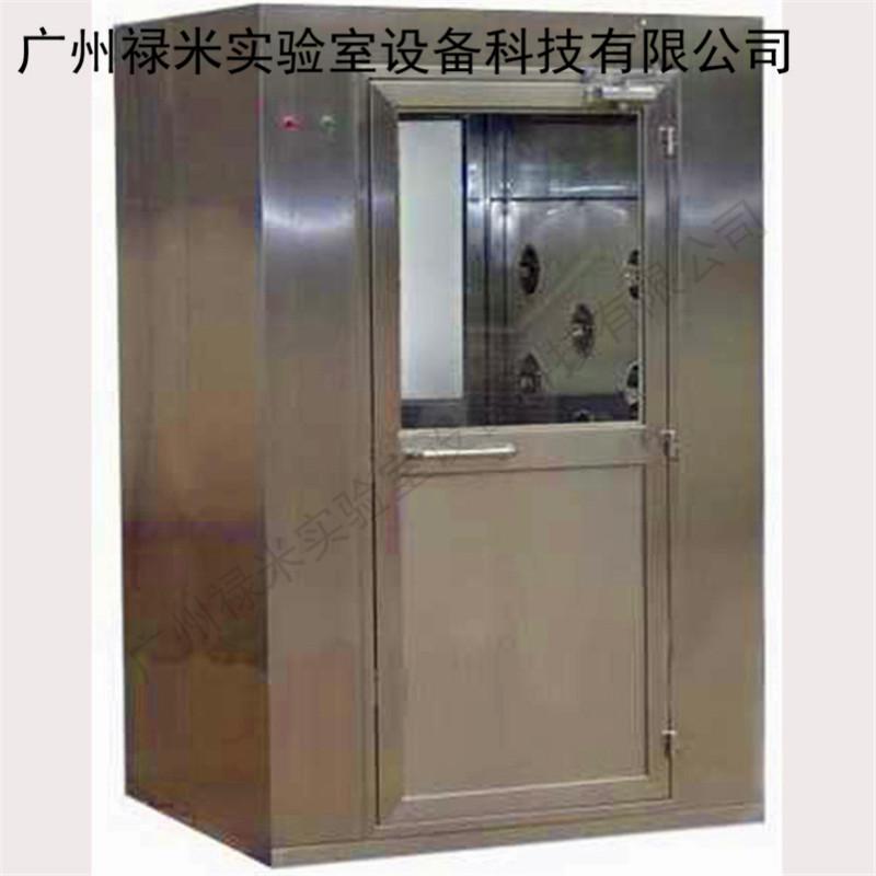 广州全不锈钢镜面板 单人双吹风淋室 专业定制