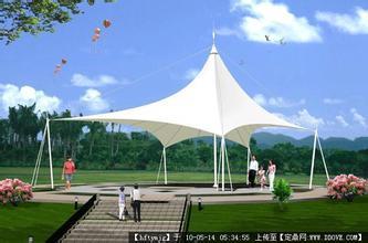 广西融安膜结构站台，桂林优质膜结构景观设计价格