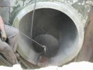 大同排水管道D500mm封堵用中桥D500的气囊，橡胶水堵。顶住大水压
