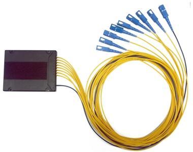 SC接口PLC盒式1分8分光器 平面波导型1分8盒式光分路器