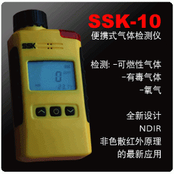 SSK 10 Dual Gas 双气体红外原理检测仪（二合一）
