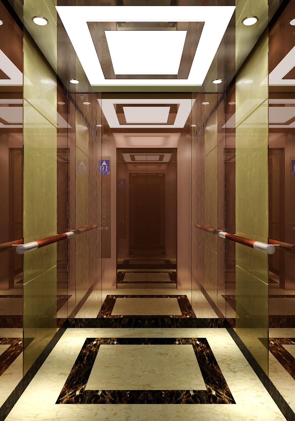 电梯轿厢装修实景图片图片