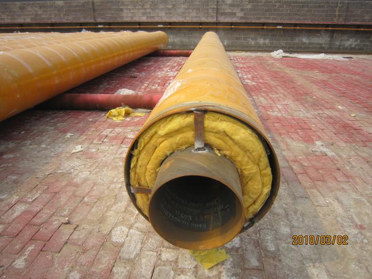 钢套钢蒸汽保温钢管的结构以及应用