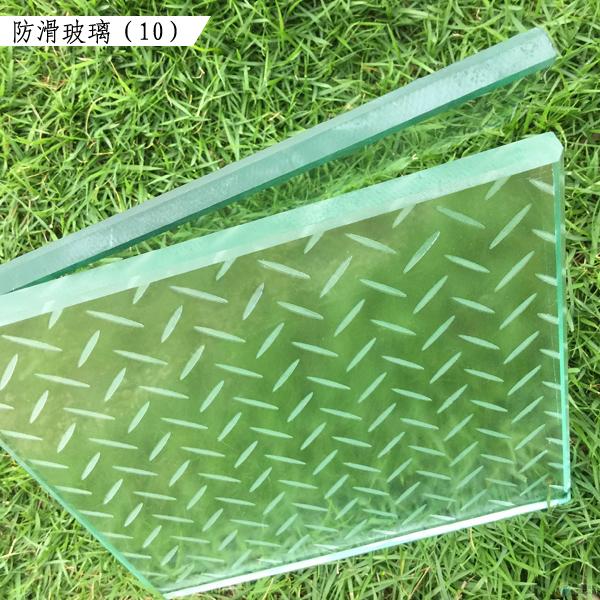 防滑玻璃-钢化夹胶防滑玻璃