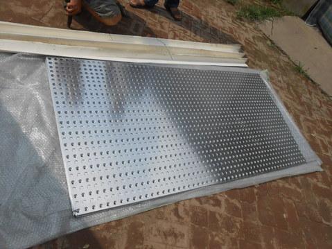 冲孔铝板 打孔铝板 铝板冲孔网 散热板 十字孔冲孔板