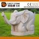米黄色花岗岩大象雕刻GAB573