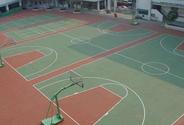 篮球场施工企业 篮球场材料