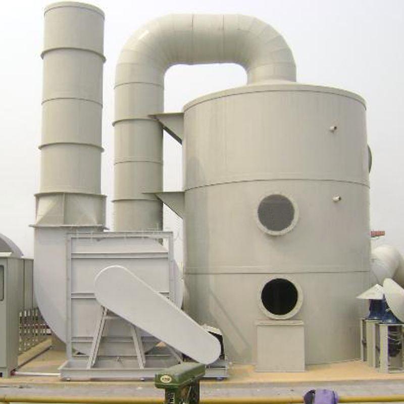 废气处理设备 电子厂喷淋塔pp废气塔洗涤塔定做