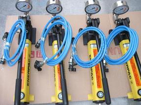 ENERPAC超高压手动泵，液压打压泵，阀门试验台，气动气体增压泵