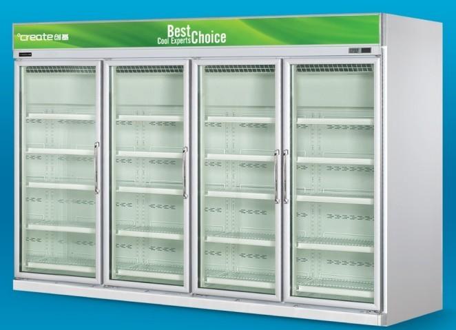 超市冷冻展示柜，低温展示柜，玻璃门展示柜，直冷展示柜，风冷展示柜