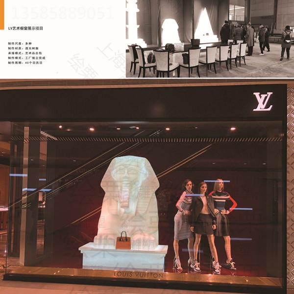 银川商场橱窗展示 透光树脂人物雕塑艺术