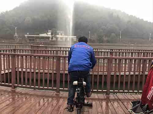湖南喷泉长沙喜马拉雅音乐喷泉自行车喷泉
