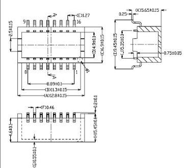 H1102NL贴片SOP16百兆网络变压器网卡网口模组网络滤波器