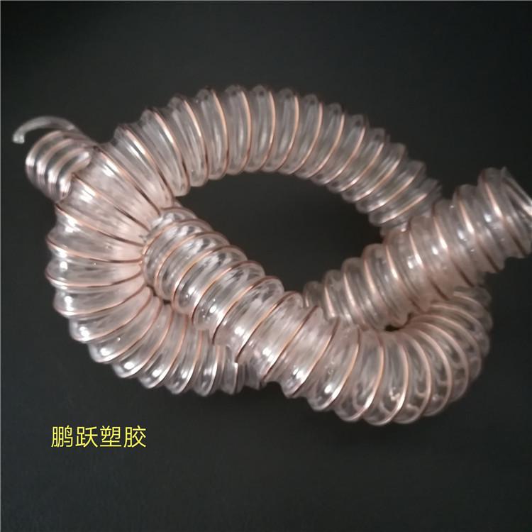 云南食品级pu钢丝输送管规格防静电耐磨除尘管厂家