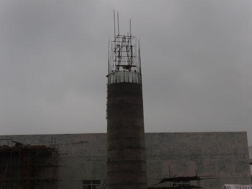 60米水泥砼烟囱新建