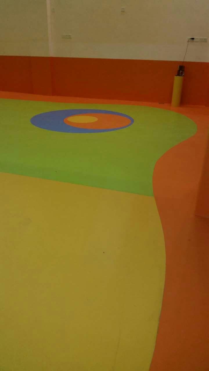 家用卡通儿童房纯色地板革 幼儿园地胶加厚耐磨防水