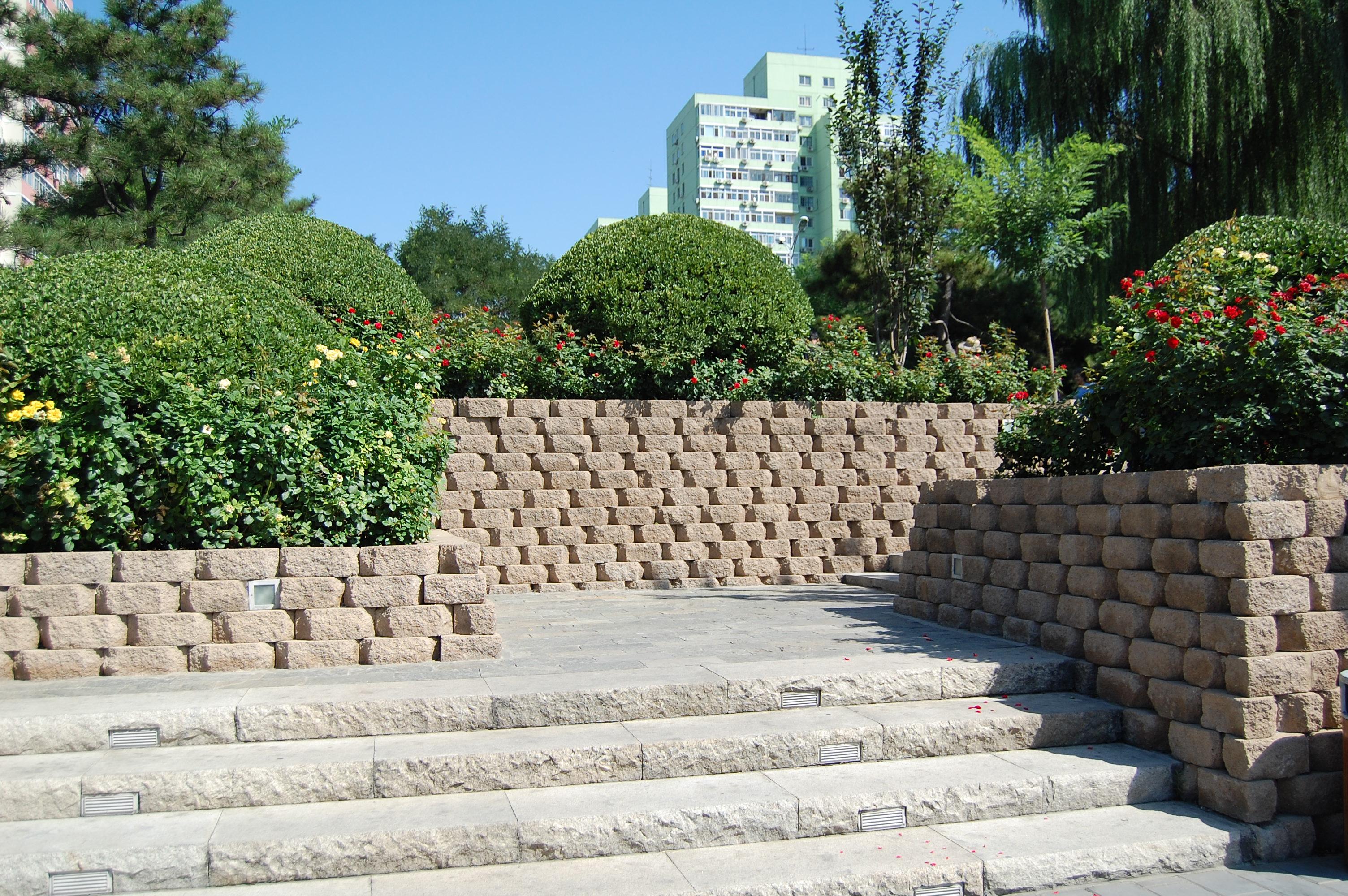 园林景观砌块,用于园林景观护坡挡土装饰及各种护坡挡土墙