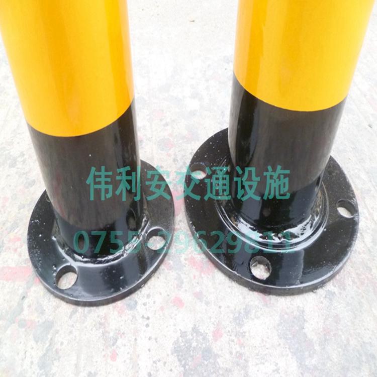 深圳厂家76*600 镀锌钢管反光路桩警示柱道路安全防护交通设施