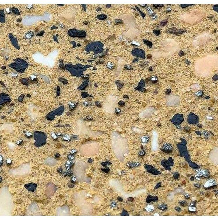 样品免费砾石聚合物地坪施工流程彩色砾石地坪钝化剂缓凝剂材料