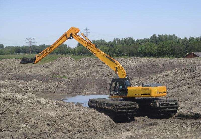 安顺水陆挖机出租水上挖机出租清淤机械设备出租
