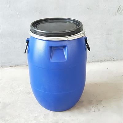 60升塑料桶开口60公斤抱箍法兰塑料桶