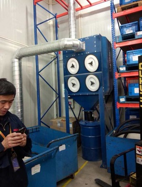 上海浦东滤筒集尘机 工业集尘器 唐纳森集尘器 粉尘处理器 工业吸尘器 DFO