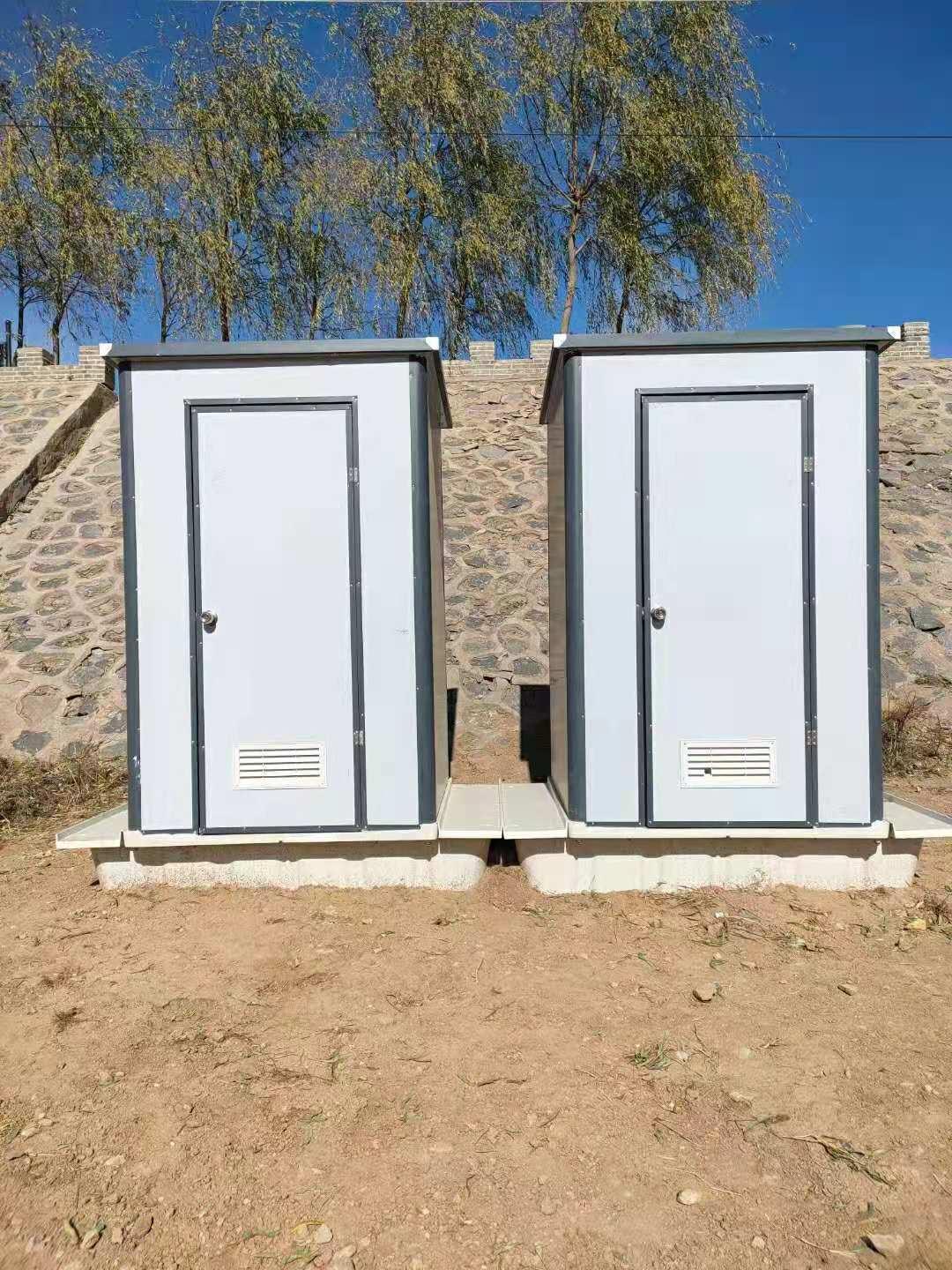 彩钢厕屋 移动式卫生间简易移动厕所农村厕改用泡沫板移动厕所